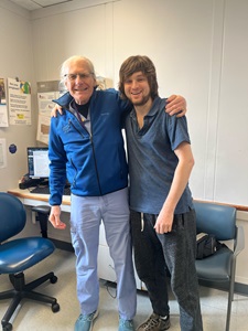 Ryan Marshall with Dr. Barkley