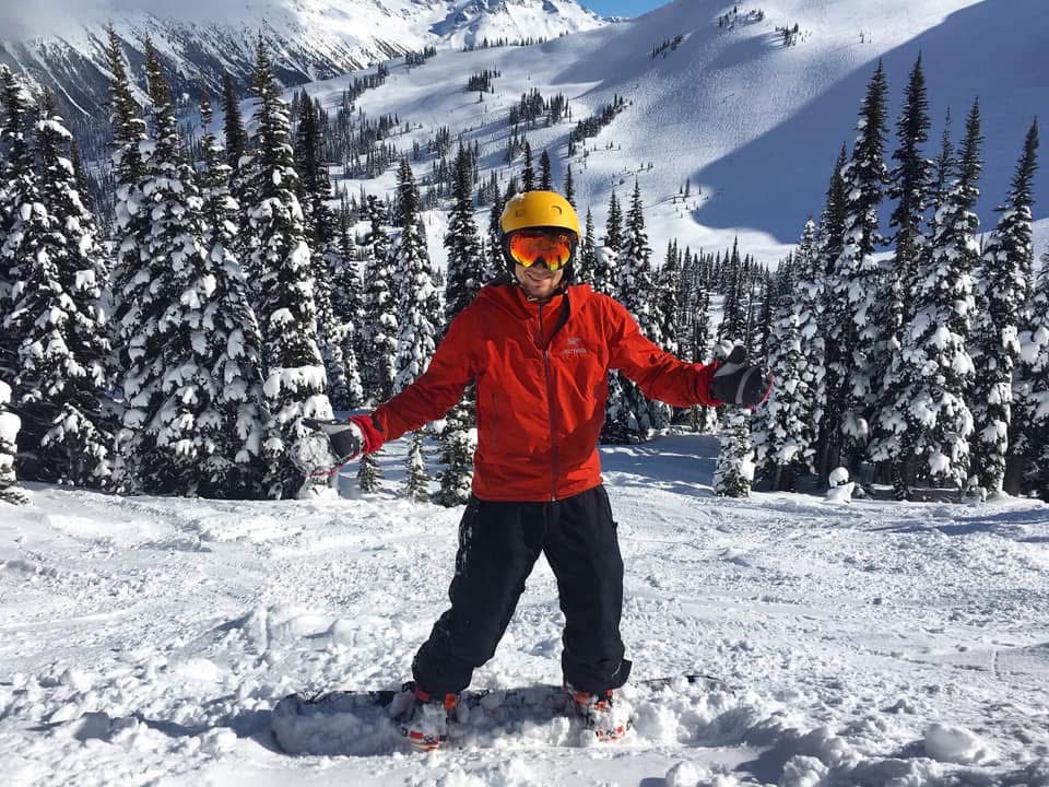 Ryan Marshall skiing