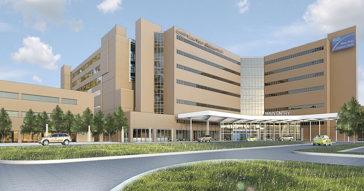 Front Entrance Renovation Henry Ford Health Jackson, MI(01)