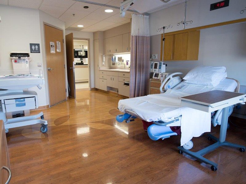 Henry Ford Hospital Birthing Unit LDR room large spacious private