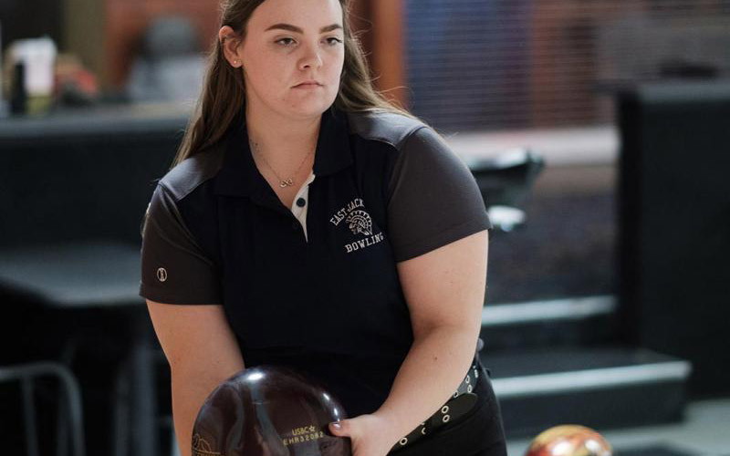 Lailah maull bowling for East Jackson