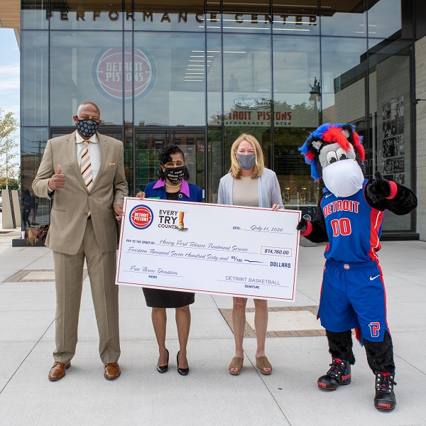 Pistons Donation Henry Ford Health Detroit, MI