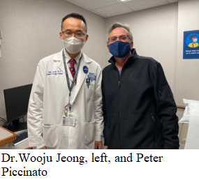 Dr. Wooju Jeong and Peter Piccinato