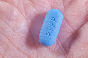 A PrEP pill is shown in this photo from Getty Images. 