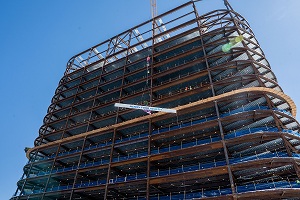 Henry Ford Hospital Construction Milestone