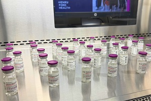 Vials of Roctavian gene therapy for hemophilia A